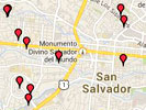 Map of San Salvador
